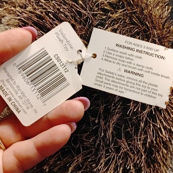 Brown Hedgehog Plush W/ Heart Stuffed Animal Toy Love Valentine’s Day - Walmart - Picture 7 of 7